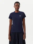 Koszulki i topy damskie - Lacoste T-Shirt TF9246 Granatowy Slim Fit - miniaturka - grafika 1