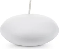 Świece - Świeca pływająca matowa biały 8cm 4szt - miniaturka - grafika 1