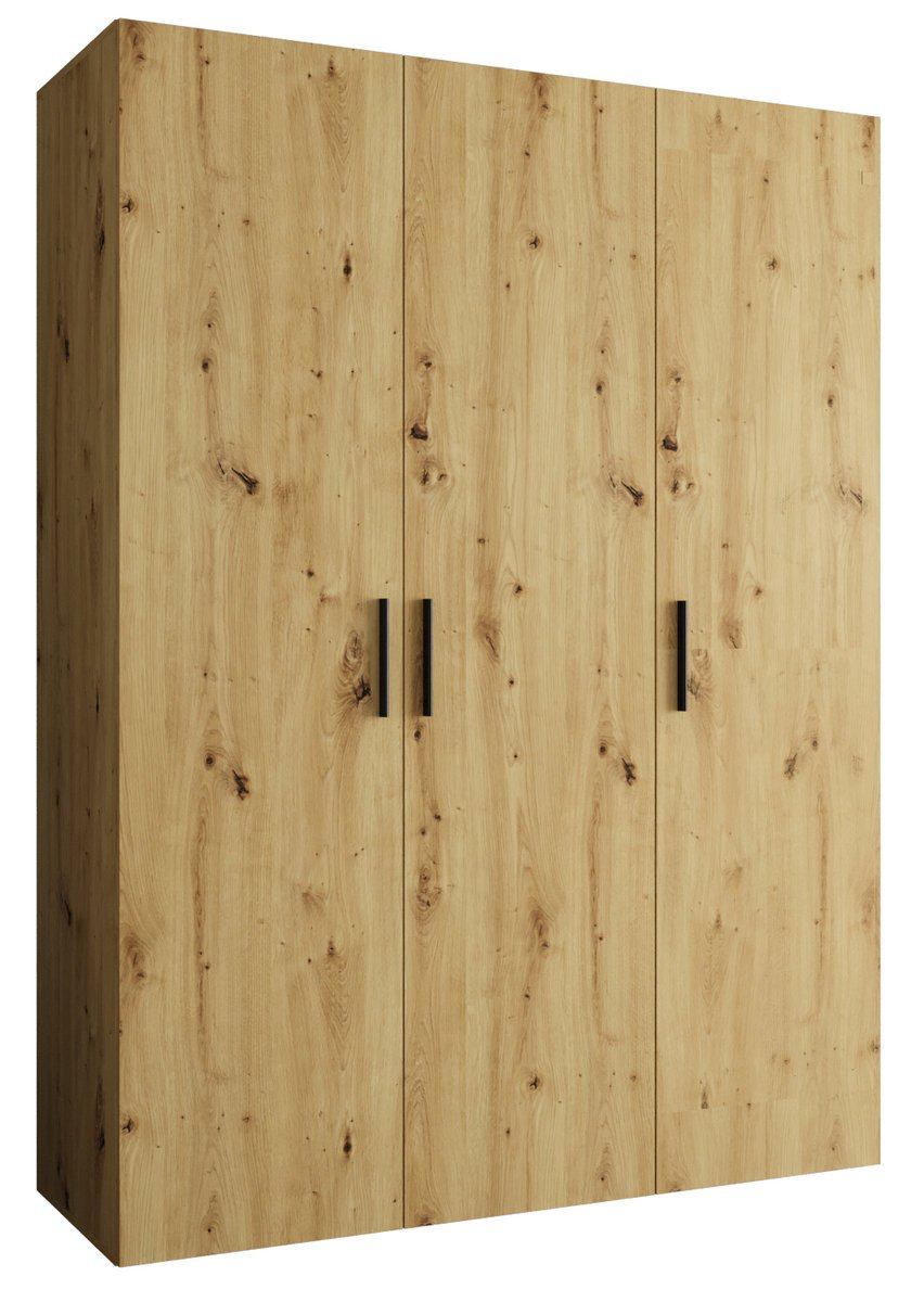 Szafa uchylna otwierana BARI 1 150 wys. 202 cm Artisan + u. Czarny