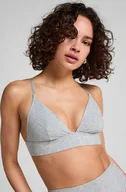 Biustonosze - Hunkemöller Bawełniana braletka Szary - miniaturka - grafika 1