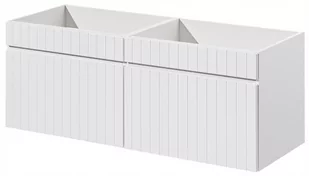 BIAŁA Szafka pod Umywalkę WISZĄCA 120 cm - Szafki łazienkowe - miniaturka - grafika 1