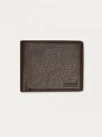 Portfele - Portfel skórzany męski Brązowy TOM 3 - miniaturka - grafika 1