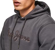 Bluzy męskie - Pepe Jeans Ryan Bluza męska, Czarny (sprany czarny), S - miniaturka - grafika 1