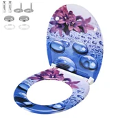 Deski sedesowe - Deska sedesowa Krople Wolnoopadająca - miniaturka - grafika 1