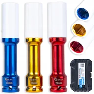Narzędzia samochodowe - Geko Zestaw nasadek udarowych długich do alufelg 17mm 19mm 21mm 10 - miniaturka - grafika 1