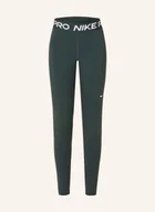Legginsy - Nike Legginsy Nike Pro Z Siateczką grau - miniaturka - grafika 1