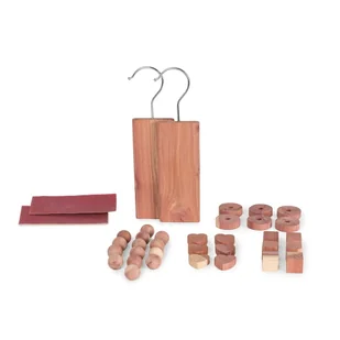 Compactor Zestaw 34 elementów z naturalnego amerykańskiego cedru czerwonego, przeciw molom, CED237 - Zwalczanie i odstraszanie szkodników - miniaturka - grafika 2