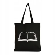 Torby i wózki na zakupy - Torebka Ekologiczna Torba bawełniana Shopper ZAKUPY NA RAMIĘ Książki Book 3 - miniaturka - grafika 1