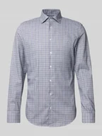 Koszule męskie - Koszula biznesowa o kroju slim fit z listwą guzikową - miniaturka - grafika 1