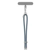 Telefony stacjonarne - UNIQ Coehl Laurel Handstrap uniwersalnysznurek do telefonu na rękę ciemnoniebieski/sapphire blue - miniaturka - grafika 1