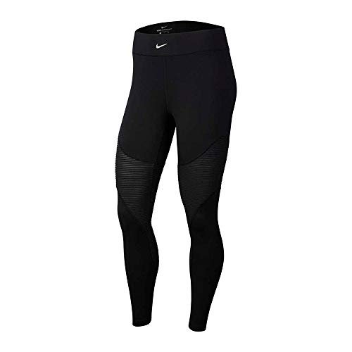 Nike damskie spodnie sportowe W NP AEROADPT TIGHT, kolor czarny/(metaliczny srebrny), L