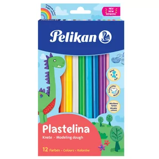 Pelikan Plastelina 12 kolorów - Masy plastyczne - miniaturka - grafika 1