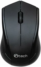 C-TECH WLM-07, czarna, bezprzewodowa, 1200DPI, 3 tlačíteka, USB nano receiver - Myszki - miniaturka - grafika 1