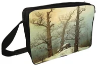 Torby szkolne - Torba na ramię Dolmen w śniegu Caspar David Friedrich - miniaturka - grafika 1
