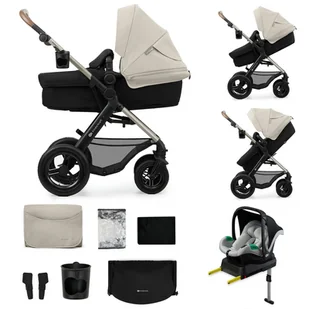Wózek wielofunkcyjny KINDERKRAFT Moov 2 Air 4w1 Szary - Wózki dziecięce - miniaturka - grafika 1