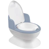 Akcesoria do wc - Nocnik dla dzieci z wyjmowanym pojemnikiem biało-niebieski - miniaturka - grafika 1