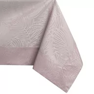 Obrusy i serwetki - Obrus Gaia Pudrowy róż Tłoczony Roślinny 110x160 AmeliaHome - TCLOTH/AH/GAIA/BRD/POWDERPINK/110X160 - miniaturka - grafika 1