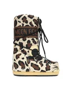 Buty dla dziewczynek - Moon Boot Śniegowce Mb Icon Animal 80D3400300 Brązowy - miniaturka - grafika 1