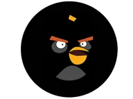 Ciasta i półprodukty do ciast - Dekoracyjny opłatek tortowy Angry Birds - 20 cm - miniaturka - grafika 1