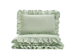 pościel pistacjowa z falbaną 140x200 cm + 1x 60x50 cm - MUMLA - Pościel pościel pistacjowa z falbaną 140x200 cm + 1x 60x50 cm - MUMLA - Pościel - miniaturka - grafika 1