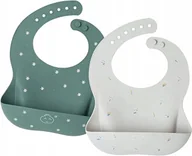 Śliniaki i fartuszki - Śliniak silikonowy LITTE DIMSUM 2szt - miniaturka - grafika 1