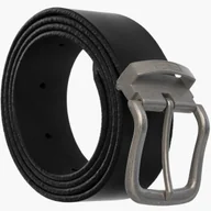 Paski - Pasek Męski BIG STAR Skórzany Pas Do Spodni Czarny HH674141 Czarny 100 - miniaturka - grafika 1