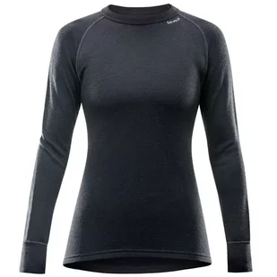DEVOLD Expedition Merino 235 Shirt Woman black L - Bielizna sportowa damska - miniaturka - grafika 1