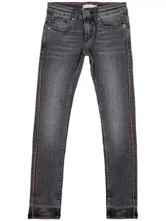 Spodnie i spodenki dla dziewczynek - Spodnie Tommy Hilfiger Nora Skinny Roqst jeansy dziewczęce-128 - grafika 1