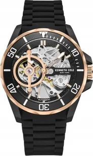 Zegarek Zegarek męski KENNETH COLE KCWGR0012804 czarny sportowy skeleton - Zegarki męskie - miniaturka - grafika 1