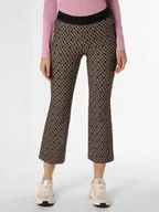 Spodnie damskie - Cambio Spodnie Kobiety Sztuczne włókno czarny|wielokolorowy wzorzysty, 36 - miniaturka - grafika 1