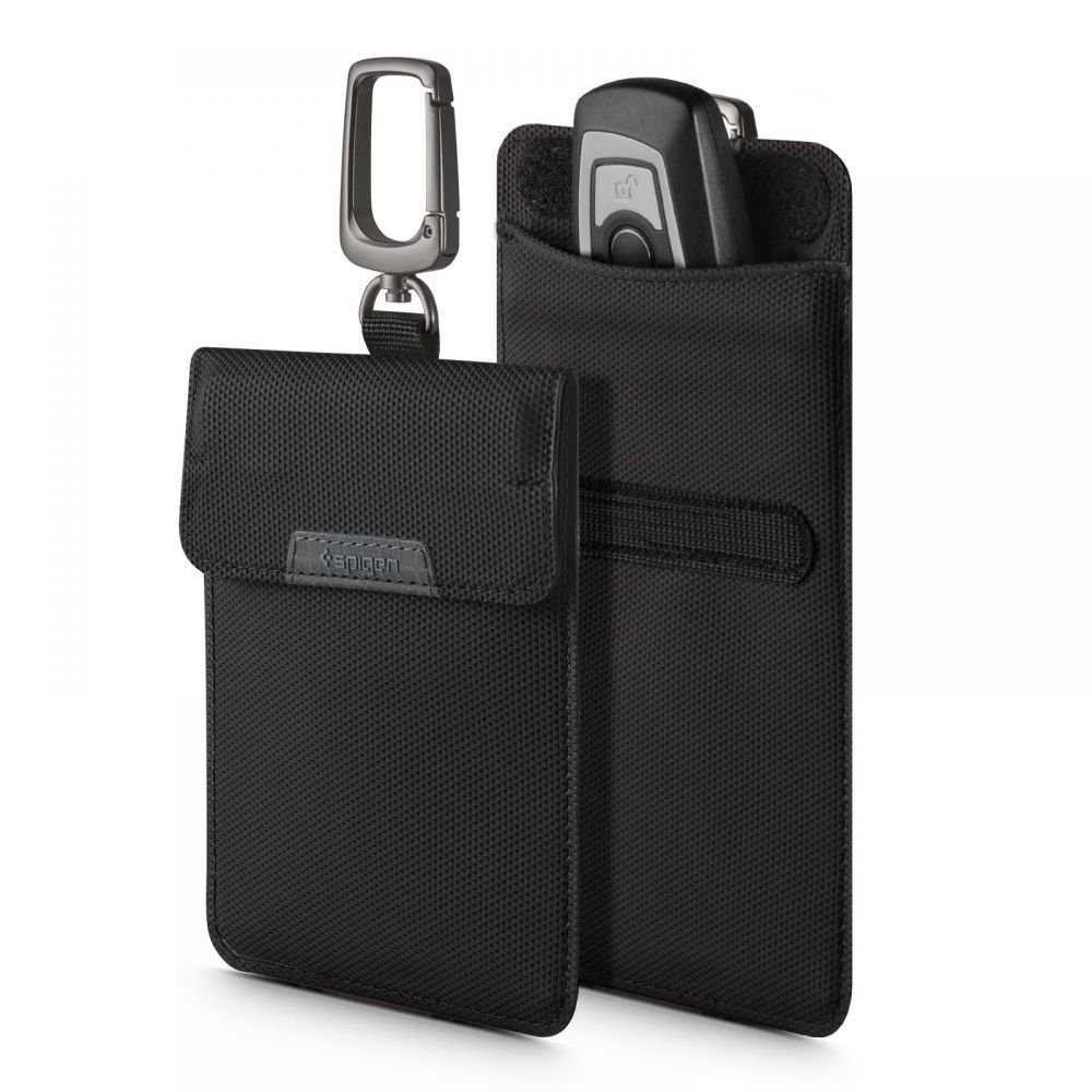 Spigen Pouch Keyless RFID Signal Blocker Klatka Faradaya czarny/black AFA03