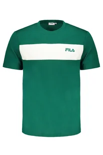 ZIELONY T-SHIRT MĘSKI Z KRÓTKIM RĘKAWEM FILA - Koszulki męskie - miniaturka - grafika 1