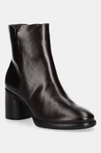 Botki damskie - Ecco botki Sculpted Lx 55 Boot damskie kolor brązowy na słupku 222613-01667 - miniaturka - grafika 1
