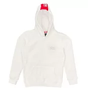 Bluzy dla chłopców - ALPHA INDUSTRIES Chłopięca bluza z kapturem Red Stripe Hoody Kids, biały/czerwony, 140 - miniaturka - grafika 1