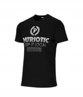 Koszulki męskie - PATRIOTIC T-SHIRT P-LAUR HAFTONE CZARNY XL - miniaturka - grafika 1