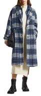 Płaszcze damskie - Pepe Jeans Damski płaszcz Runna Hairy Checks, Wielobarwny (Multi), S - miniaturka - grafika 1