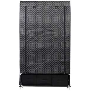 Garderoba szafa tekstylna z 3 szufladkami 88x50x160 cm Orient - Meble modułowe i akcesoria - miniaturka - grafika 1