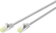 Patchcordy - Digitus DIGITUS CAT 6A S/FTP Patchkabel Component Level 2.0m grau - miniaturka - grafika 1
