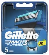 Akcesoria i części do maszynek do golenia - Gillette Mach3 Turbo - Wkłady do maszynki 5szt - miniaturka - grafika 1