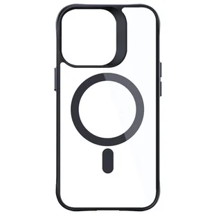 Etui 3MK Satin Armor MagCase do Apple iPhone 13 Pro Przezroczysto-czarny - Etui i futerały do telefonów - miniaturka - grafika 1