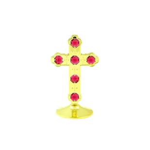 Crystocraft, miniaturka-figurka pozłacana Swarovski - KRZYŻ - Figurki dekoracyjne - miniaturka - grafika 1