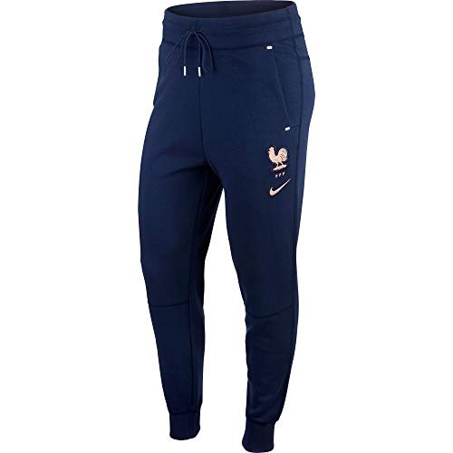 Nike Damskie spodnie damskie Fff Nsw z technologią Aut zielony granatowy/biały/P488c M