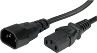 Kable - Kabel zasilający Roline ROLINE Monitor Power Cable black 0.5 m - miniaturka - grafika 1