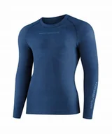 Koszulki męskie - LS1595M Koszulka męska 3D PRO z długim rękawem ciemnoniebieski M - miniaturka - grafika 1