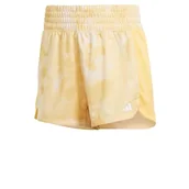 Spodenki damskie - adidas Damskie szorty Pacer Essentials AOP Flower Tie-Dye dzianinowe, S czarne, Czarny, S - miniaturka - grafika 1