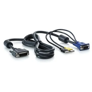 HP 1x4 KVM Console 6ft USB Cable kabel sieciowy - Kable miedziane - miniaturka - grafika 1