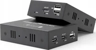 Przełączniki KVM - Extender KVM HDMI/USB 1080p60Hz do 100m po skrętce Kat6 IDATA HDMI-KVM4 - miniaturka - grafika 1