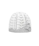 Czapki damskie - Döll Dziewczęca czapka czapka z daszkiem dzianina 1812750102, biała (Bright White 1000), 39, Blanc - miniaturka - grafika 1