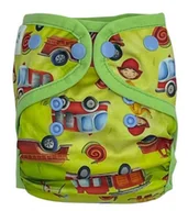 Pieluchy - Otulacz z lamówką STRAŻ POŻARNA - miniaturka - grafika 1