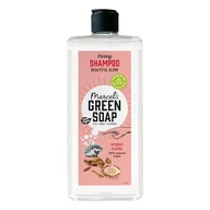 Szampony do włosów - Marcel's Green Soap Szampon - arganowy & Oudh Scent, wzbogacony naturalnymi olejkami, 97% naturalny, 98% biodegradowalny, wegański, 300 ml - Gentle Care for Hair & Planet - miniaturka - grafika 1